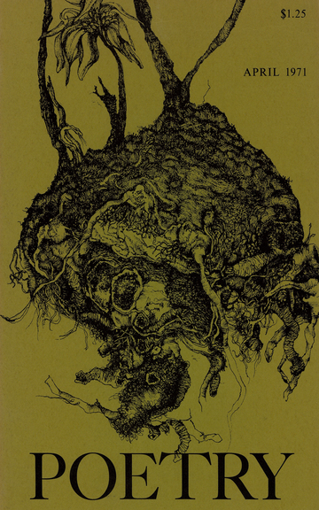 April 1971 Poetry Magazine cover
