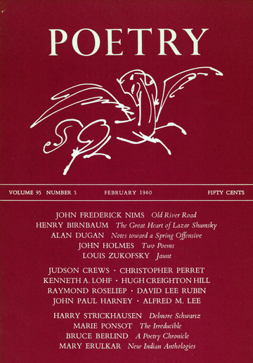 February 1960 | Poetry Magazine | Poetry Foundation