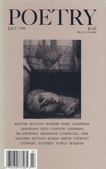 July 1999 Poetry Magazine cover