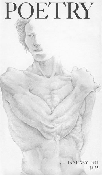 January 1977 Poetry Magazine cover