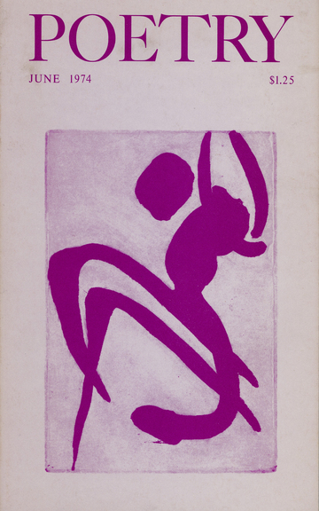 June 1974 Poetry Magazine cover