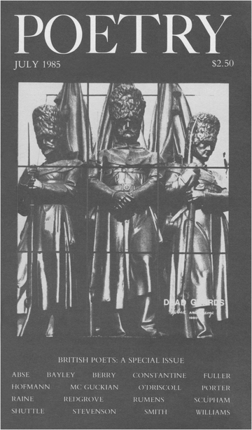 July 1985 Poetry Magazine cover