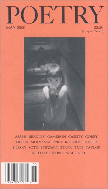May 2000 Poetry Magazine cover