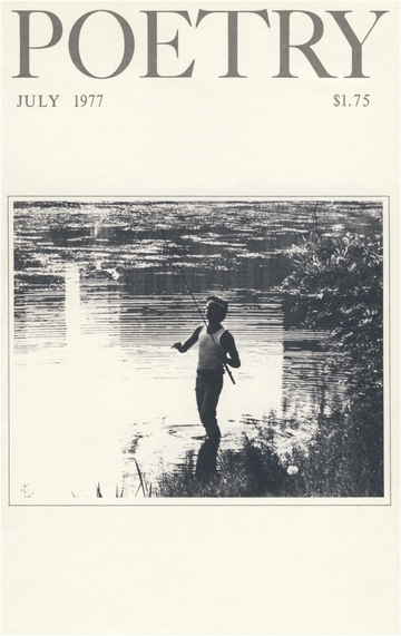 July 1977 Poetry Magazine cover