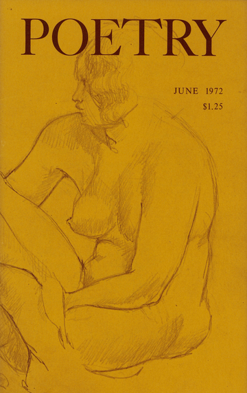 June 1972 Poetry Magazine cover