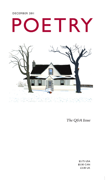 December 2011 Poetry Magazine cover