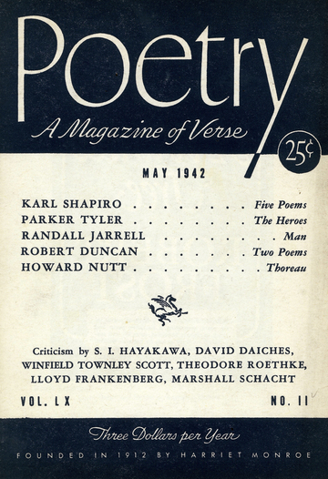 May 1942 Poetry Magazine cover