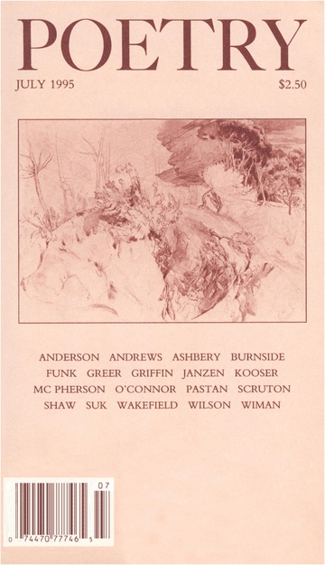 July 1995 Poetry Magazine cover