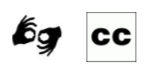 Image of closed captioning symbol