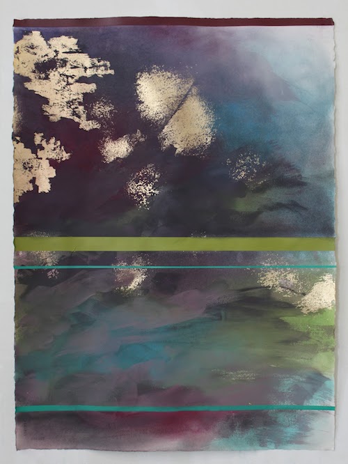 Springtime Pond Approaching Storm, Michele Kishita. Photo by Michele Kishita