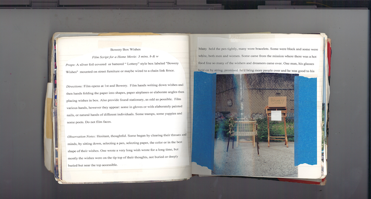 Bowery Box Wishes poem script.