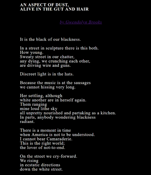 Lillian Yvonne Bertram, image of poem generated at forevergwenbrooks.com