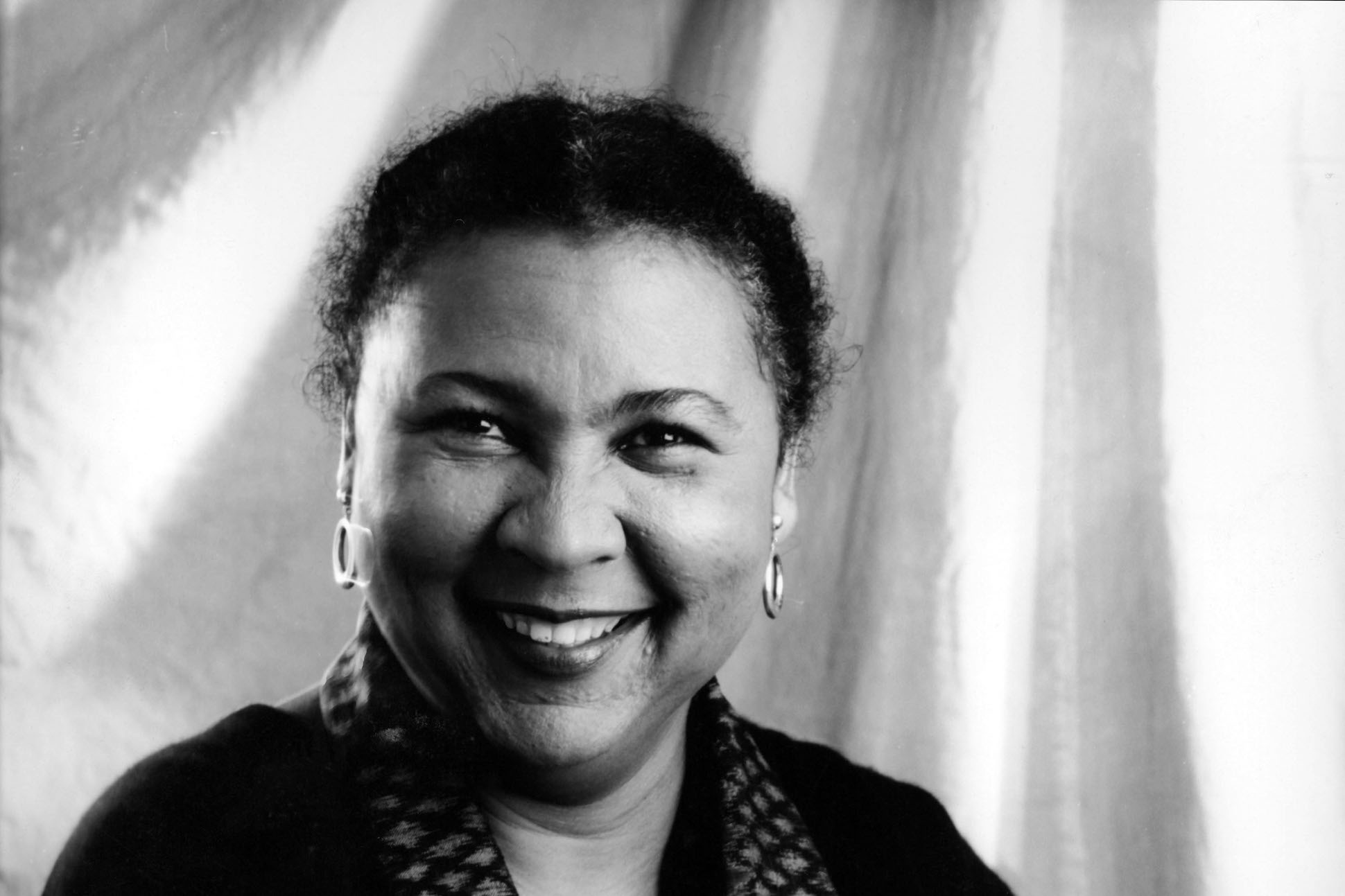 bell hooks black and white photograph