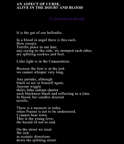 Lillian Yvonne Bertram, image of poem generated at forevergwenbrooks.com.