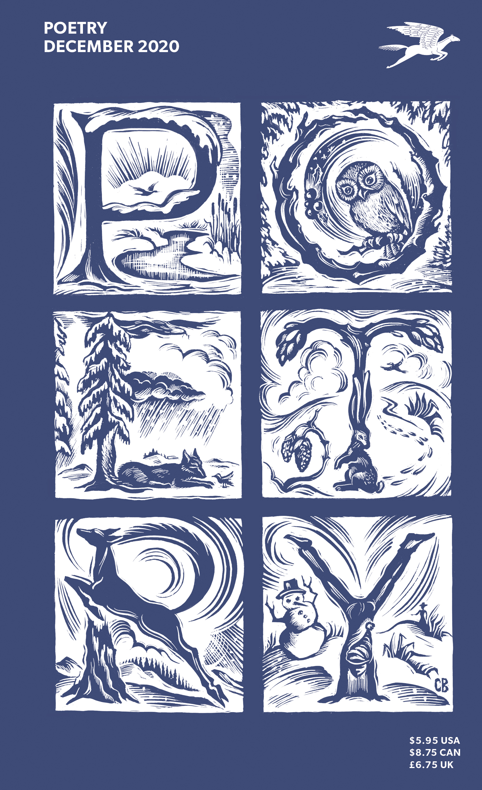 December 2020 Poetry Magazine cover